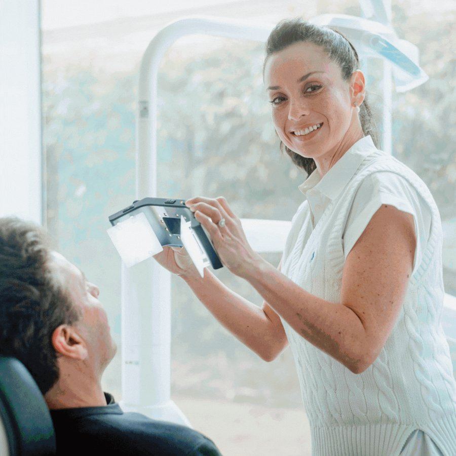Gentle in-chair treatment